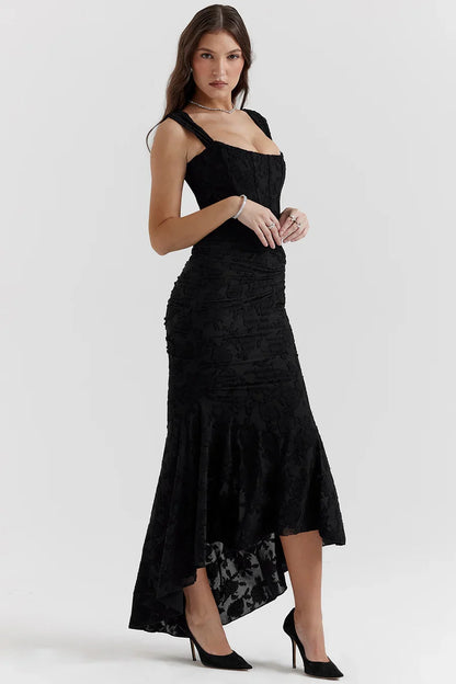 Koronkowa sukienka maxi Casandra