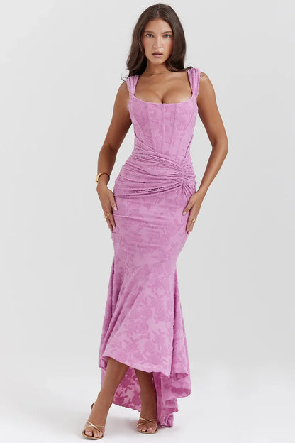 Koronkowa sukienka maxi Casandra