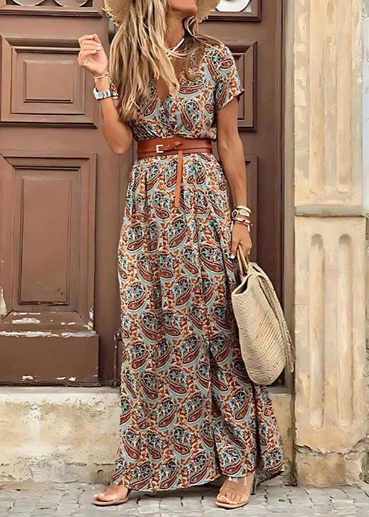 Lidia – Zwiewna letnia sukienka maxi w stylu boho