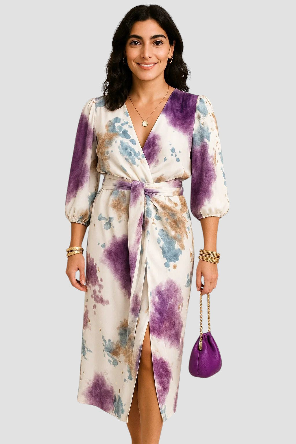 Larissa - Komplet w kwiaty