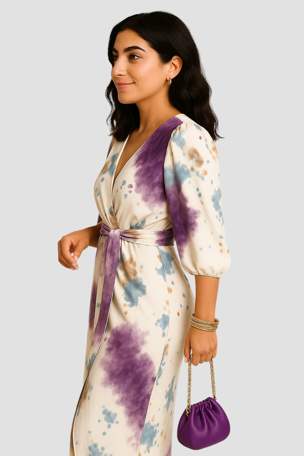 Larissa - Komplet w kwiaty