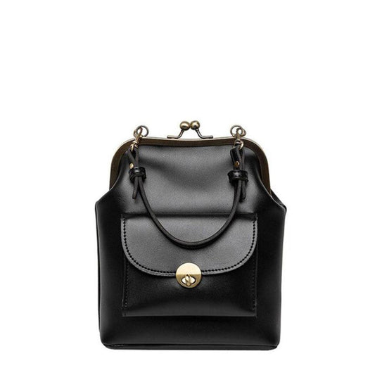 Sac Vintage à Fermeture Bouchon - L'Essentiel Rétro Chic de Grace
