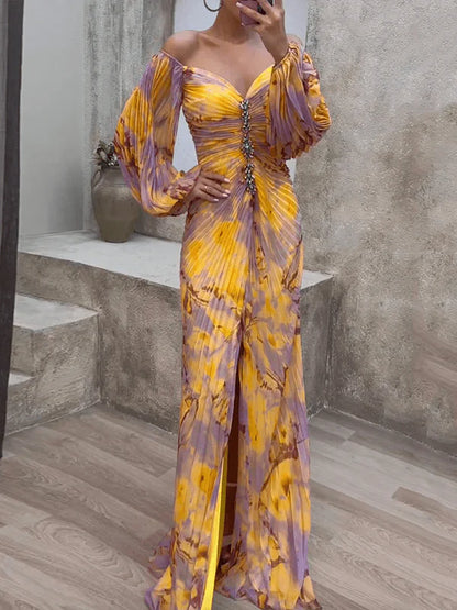 Margo - Elegancka sukienka z dekoltem w serek