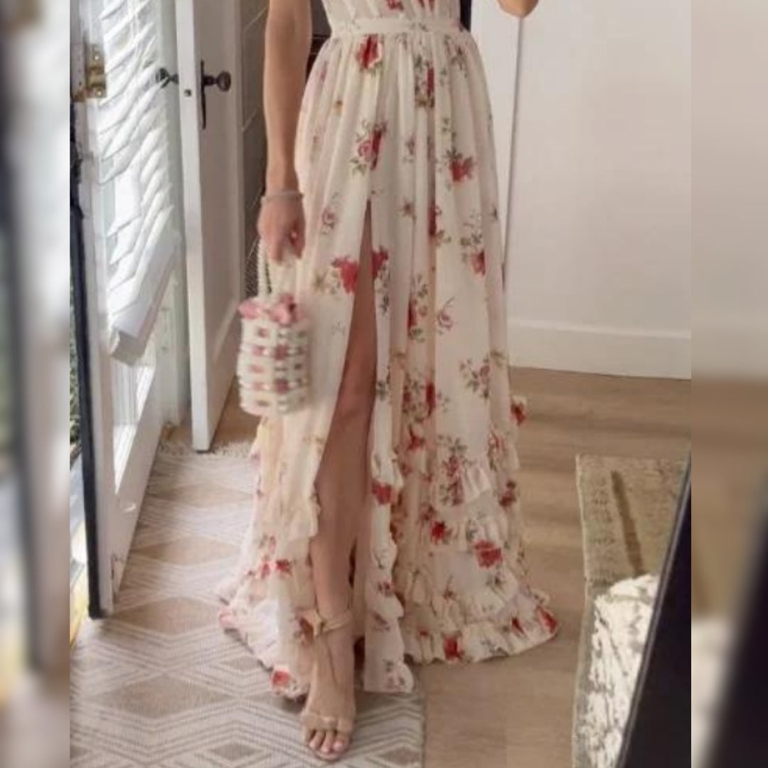 Justyna | Elegancka sukienka bez rękawów