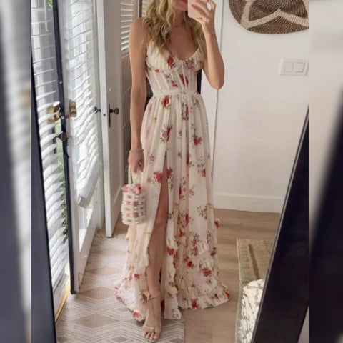 Justyna | Elegancka sukienka bez rękawów