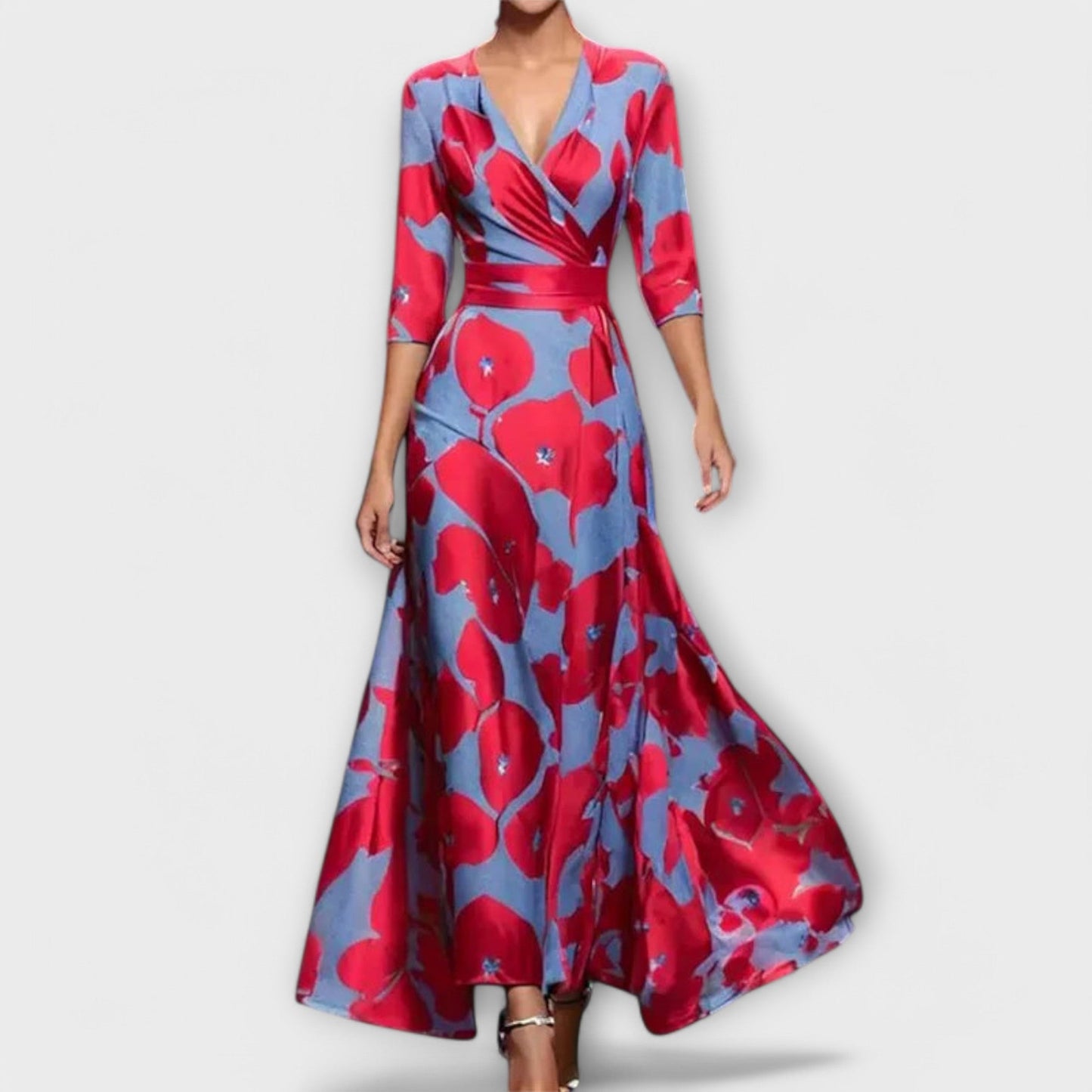 Alma - Elegancka sukienka damska z rękawami