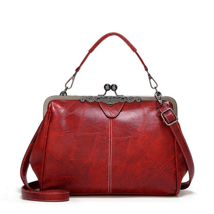Sac à main vintage à fermeture à baiser