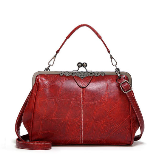 Sac à main vintage à fermeture à baiser