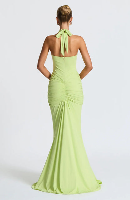 Sukienka maxi z satyny Daisy