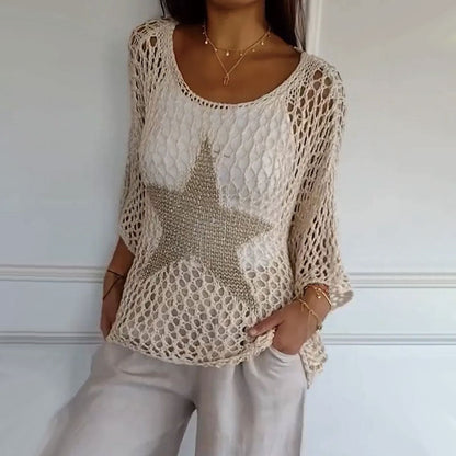 Wanda | Gwiezdny Sweter z Dzianiny
