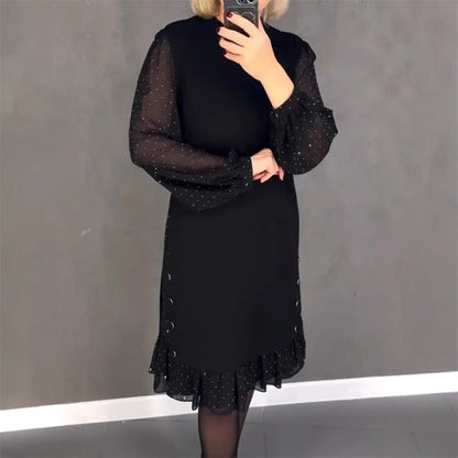 Martyna / Damska Sukienka Z Okrągłym