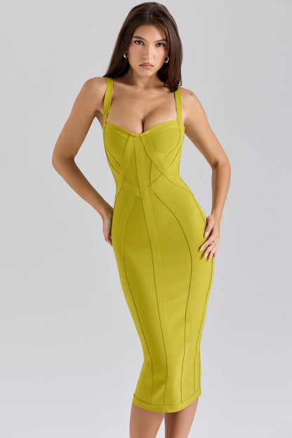 Sukienka midi Annelise Curve Sculpt z bandażem