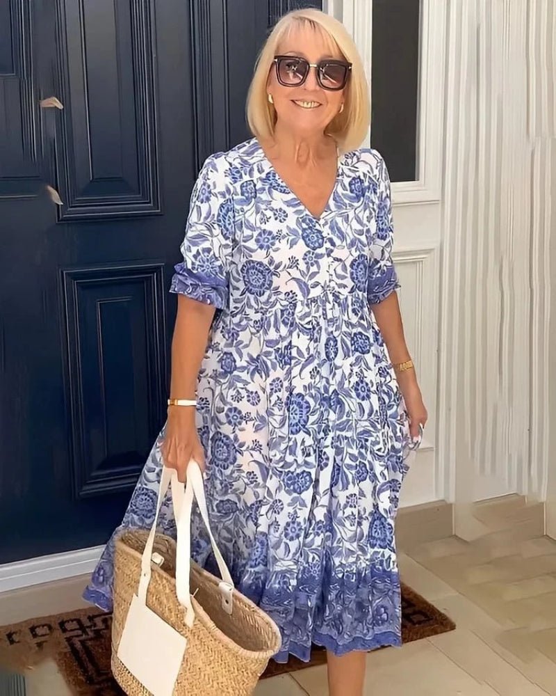 Krystyna™ | Elegancka i wygodna letnia sukienka